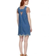 photo Blue A-Line Denim Dress by See by Chloe - Image 3