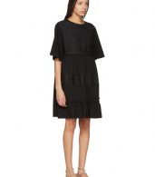 photo Black Lace Overlay Flowy Dress by See by Chloe - Image 2