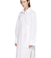 photo White Byron Shirt Dress by Ann Demeulemeester - Image 4