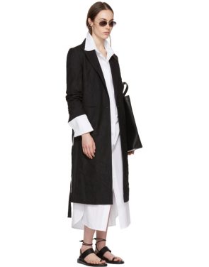 photo White Byron Shirt Dress by Ann Demeulemeester - Image 5