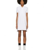 photo White Short Sleeve A-Line Polo Dress by Thom Browne - Image 1