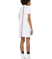photo White Short Sleeve A-Line Polo Dress by Thom Browne - Image 3