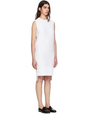 photo White Links Links Shift Dress by Thom Browne - Image 2