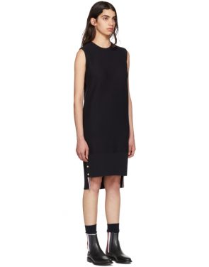 photo Navy Links Links Shift Dress by Thom Browne - Image 2