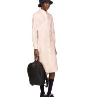 photo Pink Classic Button-Down Point Collar Shirt Dress by Thom Browne - Image 4