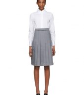 photo White and Grey Shirt Dress by Thom Browne - Image 1