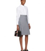 photo White and Grey Shirt Dress by Thom Browne - Image 4