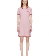 photo Pink Tiger Crest Polo Dress by Kenzo - Image 1