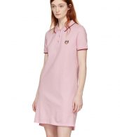photo Pink Tiger Crest Polo Dress by Kenzo - Image 4