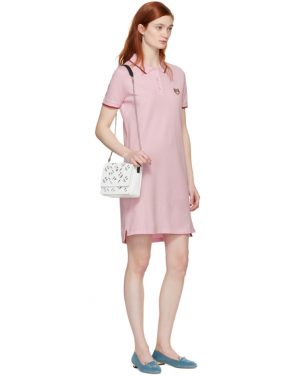 photo Pink Tiger Crest Polo Dress by Kenzo - Image 5