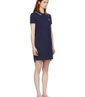 photo Navy Tiger Crest Polo Dress by Kenzo - Image 2