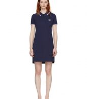 photo Navy Tiger Crest Polo Dress by Kenzo - Image 1