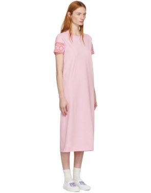 photo Pink Sport Midi T-Shirt Dress by Kenzo - Image 2
