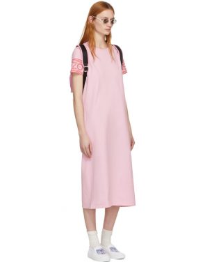 photo Pink Sport Midi T-Shirt Dress by Kenzo - Image 4