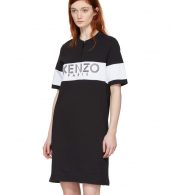 photo Black  Sport Zipped Dress by Kenzo - Image 4