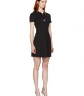 photo Black Cross Over Safety Pin Dress by Versus - Image 2