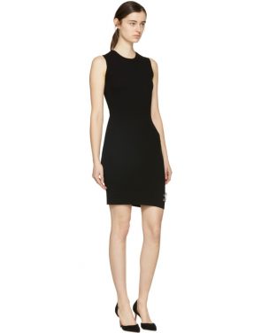 photo Black Bodycon Safety Pin Dress by Versus - Image 4