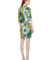 photo Multicolor Palms Shirt Dress by Versace - Image 3
