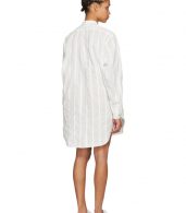 photo White Oversized Shirt Dress by Saint Laurent - Image 3