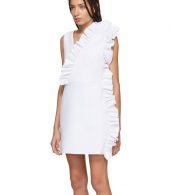 photo White Ruffles Dress by MSGM - Image 4
