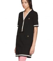 photo Black Striped Piping Dress by Gucci - Image 4