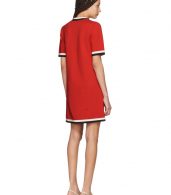 photo Red Striped Piping Dress by Gucci - Image 3