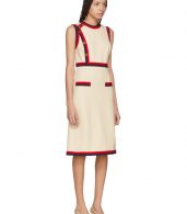 photo Beige Sleeveless A-Line Dress by Gucci - Image 2
