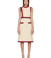 photo Beige Sleeveless A-Line Dress by Gucci - Image 1