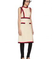 photo Beige Sleeveless A-Line Dress by Gucci - Image 5
