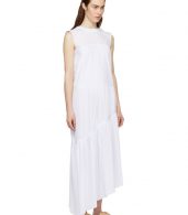photo White Ruffle Asymmetric Dress by Cedric Charlier - Image 2