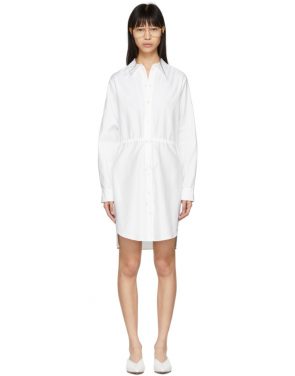 photo White Gathered Shirt Dress by Stella McCartney - Image 1