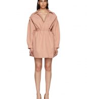 photo Pink Faux-Leather Collar Dress by Stella McCartney - Image 1