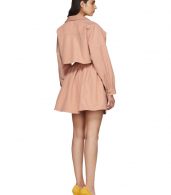 photo Pink Faux-Leather Collar Dress by Stella McCartney - Image 3