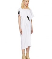 photo White and Black Tape T-Shirt Dress by Facetasm - Image 2