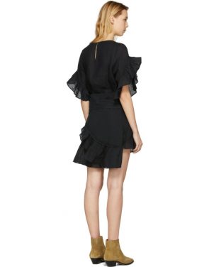photo Black Delicia Dress by Isabel Marant Etoile - Image 3