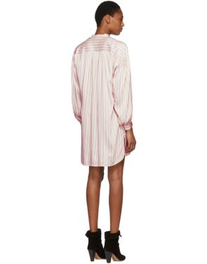 photo Pink Striped Idoa Dress by Isabel Marant - Image 3