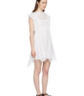 photo White Kunst Broderie Anglaise Short Dress by Isabel Marant - Image 2