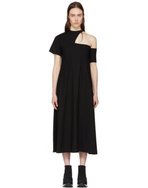 photo Black Cut-Out Shoulder Dress by Toga - Image 1