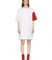 photo White and Red California Club T-Shirt Dress by SJYP - Image 1