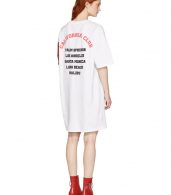 photo White and Red California Club T-Shirt Dress by SJYP - Image 3