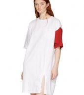 photo White and Red California Club T-Shirt Dress by SJYP - Image 4