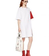 photo White and Red California Club T-Shirt Dress by SJYP - Image 5