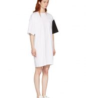 photo White and Black California Club T-Shirt Dress by SJYP - Image 2