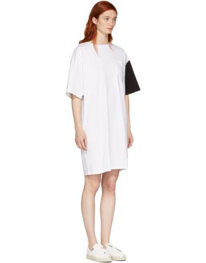 photo White and Black California Club T-Shirt Dress by SJYP - Image 2