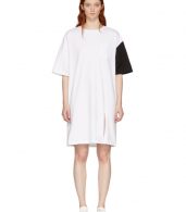 photo White and Black California Club T-Shirt Dress by SJYP - Image 1