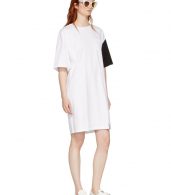 photo White and Black California Club T-Shirt Dress by SJYP - Image 5