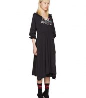 photo Black Hometown Hooded Jersey Dress by Vetements - Image 2