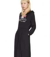 photo Black Hometown Hooded Jersey Dress by Vetements - Image 5