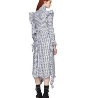 photo White and Black Ruffle All Over Logo Dress by Vetements - Image 3