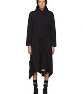 photo Black Panelled Hooded Dress by Vetements - Image 1